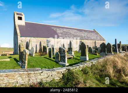 Saint Mary's Church in South Ronaldsay, Burwick, Orkney, UK Banque D'Images