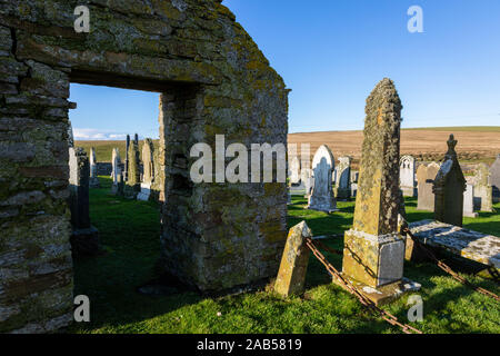 Saint Mary's Church in South Ronaldsay, Burwick, Orkney, UK Banque D'Images