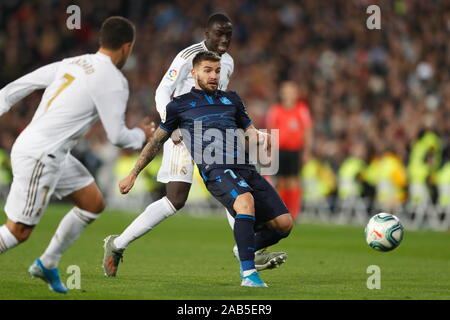 Madrid, Espagne. 23 Nov, 2019. Portu (Sociedad) Football/soccer : "La Liga espagnole Santander' match entre le Real Madrid CF 3-1 Real Sociedad au Santiago Bernabeu à Madrid, Espagne . Credit : Mutsu Kawamori/AFLO/Alamy Live News Banque D'Images