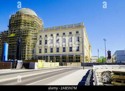 La construction de nouveaux palais de Berlin, Berlin, Allemagne Banque D'Images