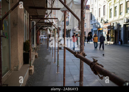 Belgrade, Serbie, May 24, 2019 : une vue de la rue Gospodska à Zemun Banque D'Images