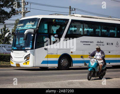 Chiang Mai, Thaïlande - 19 novembre 2019 : Yamaha Fino Moto. Photo road no.121 à environ 8 km du centre-ville de Chiang Mai, Thaïlande. Banque D'Images