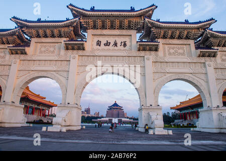 Le National Chiang Kai-shek Memorial Hall à Taipei Taiwan Banque D'Images