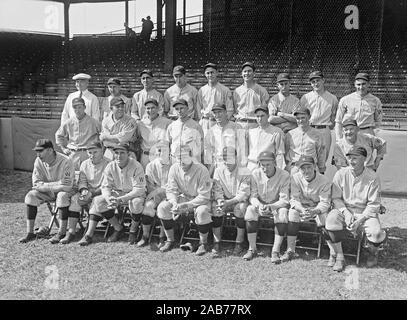 Joueurs de baseball Vintage - Photo de l'équipe de baseball de Washington ca. 1924 Banque D'Images