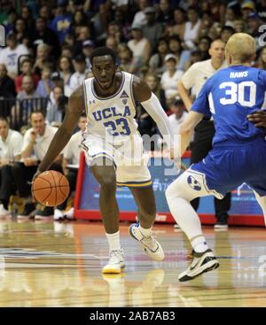 23 novembre 2019 - UCLA Bruins guard Prince Ali # 23 lors d'un match entre les Cougars de Brigham Young et l'UCLA Bruins au Lahaina Civic Center sur l'île de Maui à Lahaina, HI - Michael Sullivan/CSM. Banque D'Images