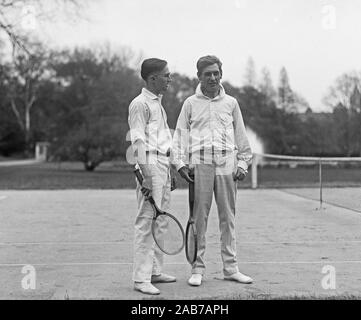 Début des années 1900, les joueurs de tennis ca. 1921-1923 Banque D'Images