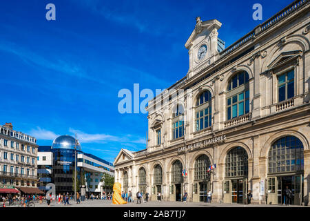 La gare de Lille-Flandres, Lille, Nord, France, Europe Banque D'Images