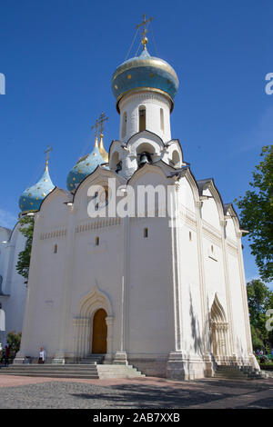 Église Saint Esprit, la Sainte Trinité-Serge Lavra, UNESCO World Heritage Site, Serguiev Posad, anneau d'or, de l'oblast de Moscou, en Russie, en Europe Banque D'Images