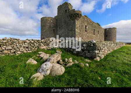 Le Château, 1598, plus au nord en Royaume-uni, vues côtières, Uyeasound, île de Unst, îles Shetland, Écosse, Royaume-Uni, Europe Banque D'Images