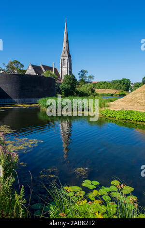 L'église St Alban de Copenhague, Danemark, Europe Banque D'Images