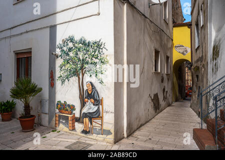 Portocannone, un village de culture Arbëreshë en Molise Banque D'Images