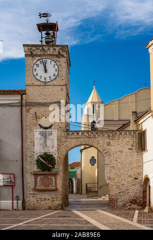 Portocannone, un village de culture Arbëreshë en Molise Banque D'Images