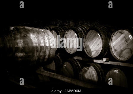 Des fragments d'whicky machines distillerie Auchentoshan, utilisé dans les distilleries d'Oban et Banque D'Images