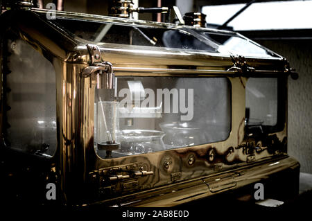 Des fragments d'whicky machines distillerie Auchentoshan, utilisé dans les distilleries d'Oban et Banque D'Images