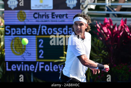 DELRAY Beach, FL - le 23 novembre : Gavin Rossdale assiste à la 30e édition de Chris Evert Pro-Celebrity Tennis Classic à l'Delray Beach Tennis Center le 23 novembre 2019 à Delray Beach, en Floride. Credit : MPI10 / MediaPunch Banque D'Images