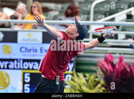 DELRAY Beach, FL - le 23 novembre : Tate Donovan assiste à la 30e édition de Chris Evert Pro-Celebrity Tennis Classic à l'Delray Beach Tennis Center le 23 novembre 2019 à Delray Beach, en Floride. Credit : MPI10 / MediaPunch Banque D'Images