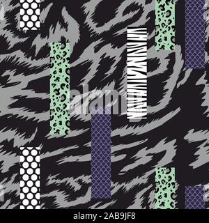 Motif peau animale transparente.Leopard,zebra,polka dot. - Vector Illustration de Vecteur