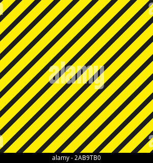 Jaune Noir motif diagonale - Vector Banque D'Images