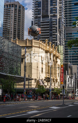 Ancien Théâtre Plaza à Sydney, un bâtiment historique classé conçu par Eric Heath dans les années 1930, abrite maintenant Star Bar, George Street, Sydney, Australie Banque D'Images