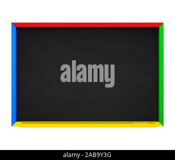 Blank Chalkboard Isolated Banque D'Images