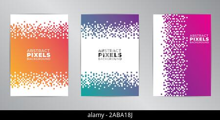 Couverture de couleur moderne définition définir le format A4. Illustration de Vecteur