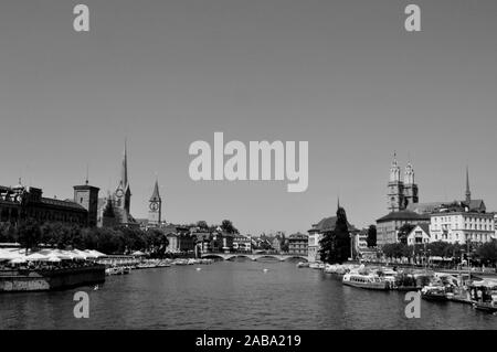 Zürich est depuis des années parmi les cinq villes autour du monde avec le plus haut niveau de vie Banque D'Images