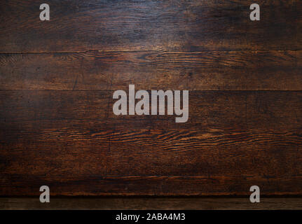 Une table en chêne haut de haut en bas Banque D'Images