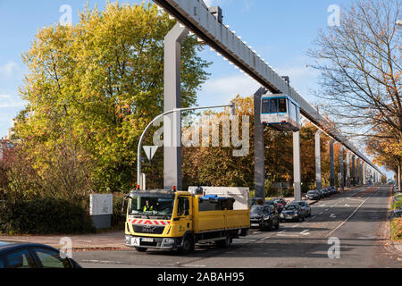 La voie surélevée à l'Université technique de Dortmund Banque D'Images