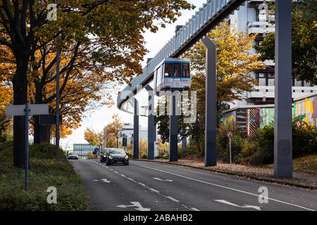 La voie surélevée à l'Université technique de Dortmund Banque D'Images