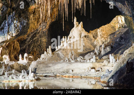 Feengrotten à Saalfeld, Thuringe, Banque D'Images