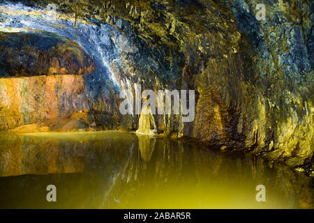 Feengrotten à Saalfeld, Thuringe, Banque D'Images