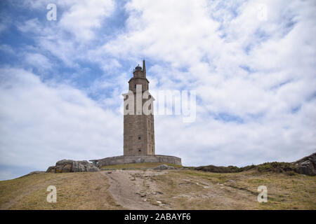 Tour d'Hercules, ancien phare de l'époque Romaine Banque D'Images