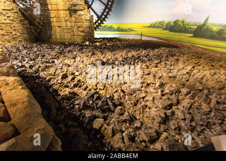 MILAN, ITALIE - 30 mai : l'installation à l'intérieur de zéro à l'Expo, le pavillon de l'exposition universelle sur le thème de la nourriture le 30 mai 2015 à Milan Banque D'Images