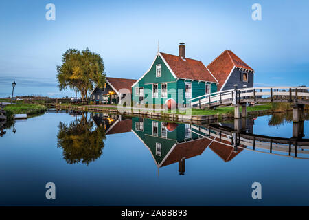 Zaanse Schans Village de Hollande Banque D'Images