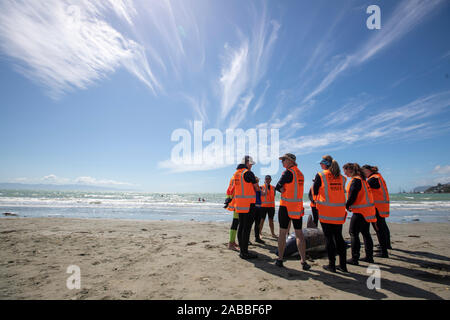 Cours de formation Project Jonah, Nelson, Nouvelle-Zélande Banque D'Images