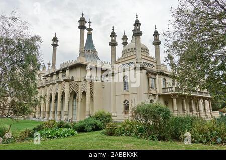 BRIGHTON, Royaume-uni -28 SEP 2019- Vue sur le monument Brighton Museum and Art Gallery à Brighton, Angleterre. Banque D'Images