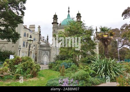 BRIGHTON, Royaume-uni -28 SEP 2019- Vue sur le monument Brighton Museum and Art Gallery à Brighton, Angleterre. Banque D'Images