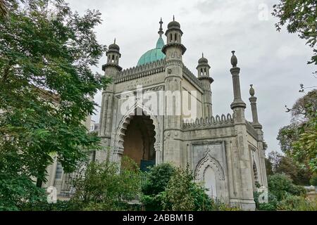 BRIGHTON, Royaume-uni -28 SEP 2019- Vue sur le monument Brighton Museum and Art Gallery à Brighton, Angleterre. Banque D'Images