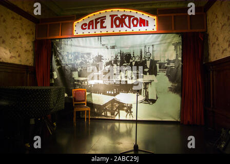 BUENOS AIRES, ARGENTINE - 7 avril : cafe tortoni a un café dans le notables avenida de Mayo a ouvert dans le 1858, la plus ancienne de la ville, le 7 avril 2008 je Banque D'Images