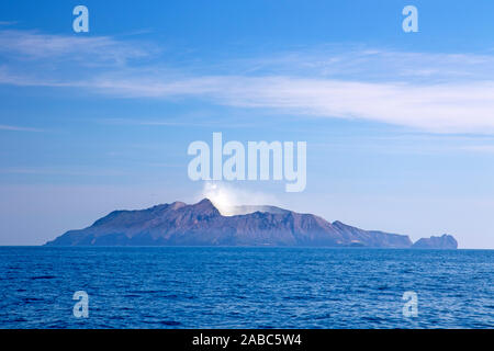 Whakaari White Island (Nouvelle-Zélande), volcan le plus actif Banque D'Images