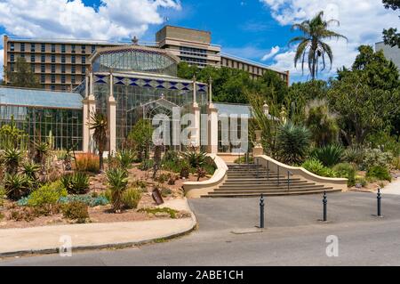 Adelaide, Australie - 10 novembre 2017 : Palm House à Adelaide Botanic Garden Banque D'Images