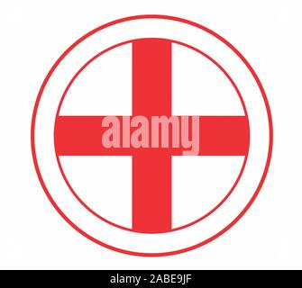 Docteur en médecine ET LOGOS ET SYMBOLES EN VERT ET ROUGE Banque D'Images