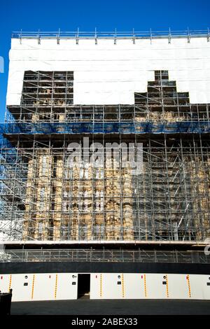 Novembre 2019 à Londres. Westminster. Les échafaudages érigés sur la Chambre des communes pour permettre le nettoyage et la restauration Banque D'Images