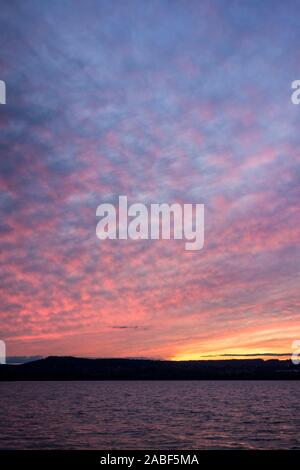 Le lac Ammersee, Haute-Bavière, Allemagne Banque D'Images