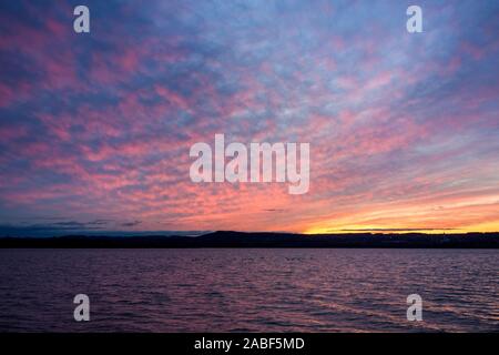 Le lac Ammersee, Haute-Bavière, Allemagne Banque D'Images