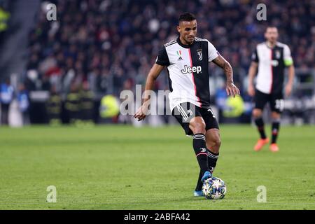 Torino, Italie. 26 novembre 2019. Ligue des Champions 2019-2020. La Juventus FC vs Club Atletico de Madrid. Danilo de la Juventus FC. Banque D'Images