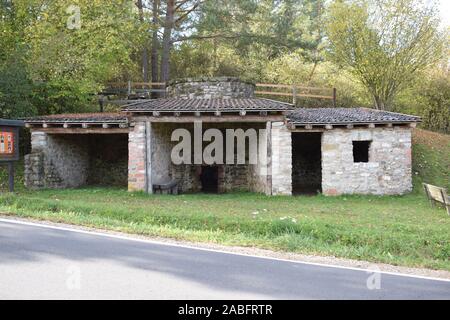 Four à chaux romaine Banque D'Images