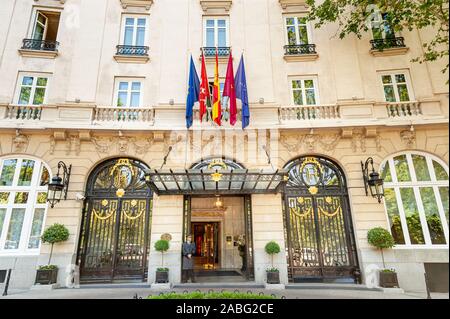 L'Hôtel Ritz, Madrid, Espagne Banque D'Images