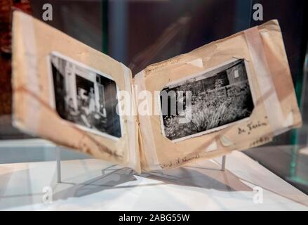 Vugt, Pays-Bas. 27 Nov, 2019. Le Nationaal Monument Kamp Vught, le 27 novembre 2019, le centre de la mémoire renouvelée, Kamp Vught était un camp de concentration de l'occupant allemand pendant la Seconde WarCredit : Albert Nieboer/ Pays-Bas OUT/Point de vue OUT |/dpa/Alamy Live News Banque D'Images