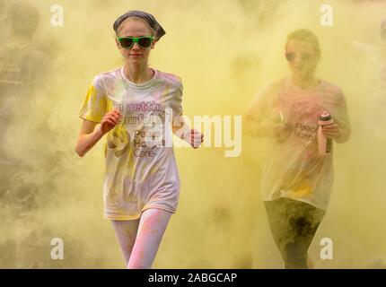 Fun Run Couleur Watford Banque D'Images
